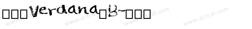 明兰_Verdana_B字体转换