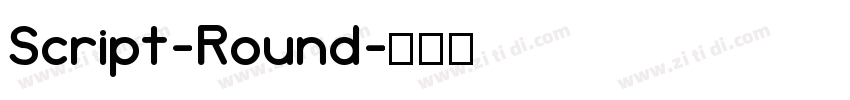 Script-Round字体转换