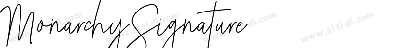 MonarchySignature字体转换