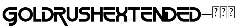 GoldRushExtended字体转换