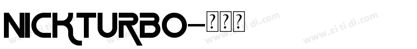 nickturbo字体转换