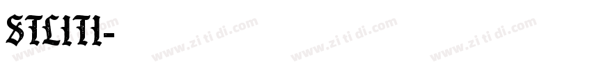 STliti字体转换