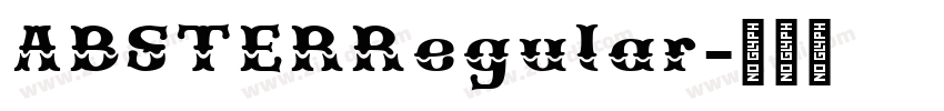 ABSTERRegular字体转换