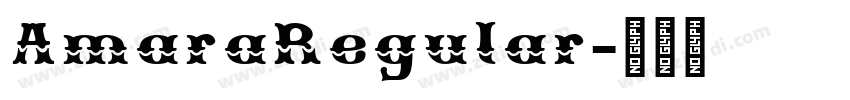 AmaraRegular字体转换