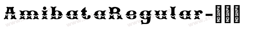AmibataRegular字体转换