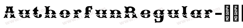 AuthorfunRegular字体转换