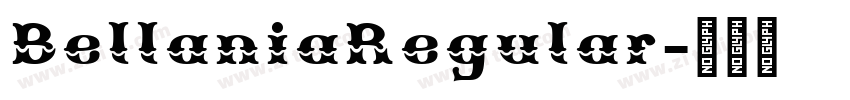 BellaniaRegular字体转换 BellaniaRegular字体转换