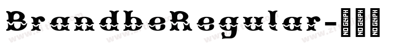 BrandbeRegular字体转换