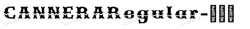CANNERARegular字体转换