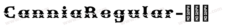 CanniaRegular字体转换