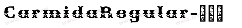 CarmidaRegular字体转换