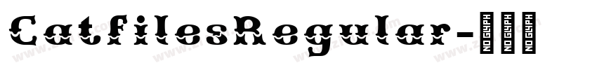 CatfilesRegular字体转换