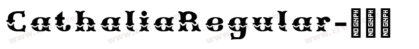 CathaliaRegular字体转换