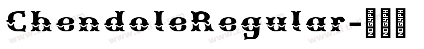 ChendoleRegular字体转换