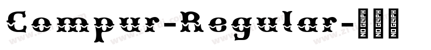 Compur-Regular字体转换