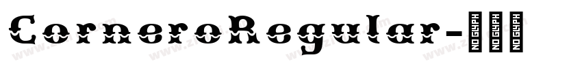 CorneroRegular字体转换