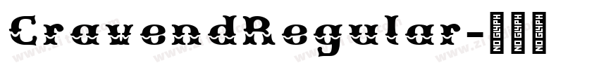 CravendRegular字体转换 CravendRegular字体转换