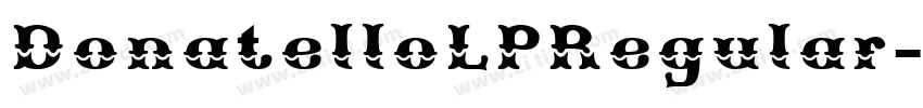 DonatelloLPRegular字体转换