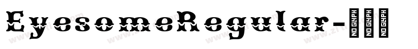 EyesomeRegular字体转换 EyesomeRegular字体转换