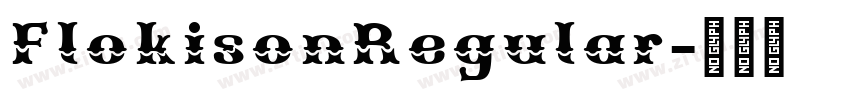 FlokisonRegular字体转换