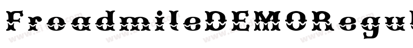 FroadmileDEMORegular字体转换 FroadmileDEMORegular字体转换