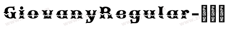 GiovanyRegular字体转换 GiovanyRegular字体转换