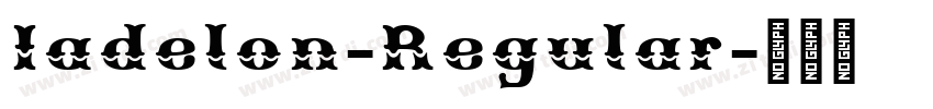 Iadelon-Regular字体转换