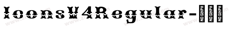 IconsV4Regular字体转换