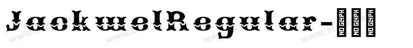 JackwelRegular字体转换 JackwelRegular字体转换