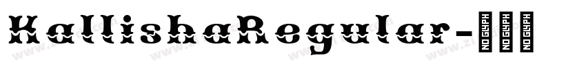 KallishaRegular字体转换