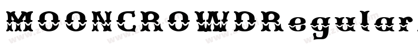 MOONCROWDRegularAlib字体转换 MOONCROWDRegularAlib字体转换