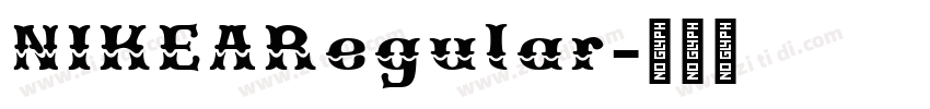 NIKEARegular字体转换