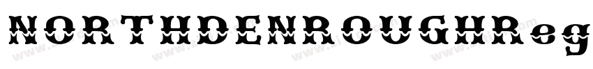 NORTHDENROUGHRegular字体转换