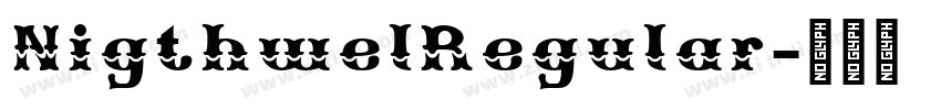 NigthwelRegular字体转换