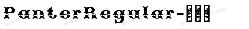 PanterRegular字体转换 PanterRegular字体转换