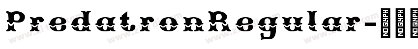 PredatronRegular字体转换