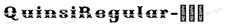 QuinsiRegular字体转换