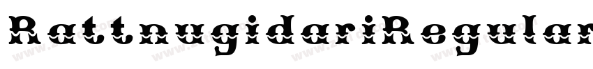 RattnugidariRegular字体转换