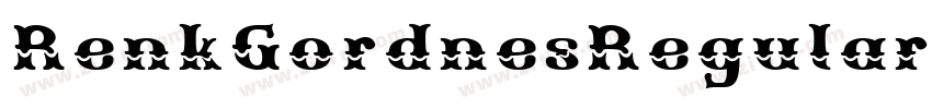 RenkGordnesRegular字体转换