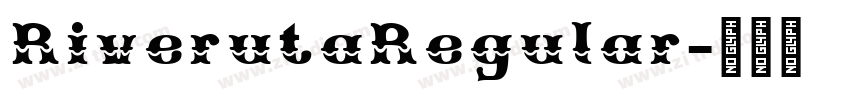 RiverutaRegular字体转换