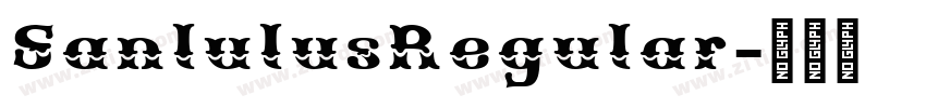 SanlulusRegular字体转换