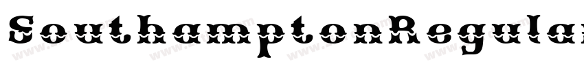 SouthamptonRegular字体转换