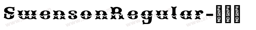 SwensonRegular字体转换