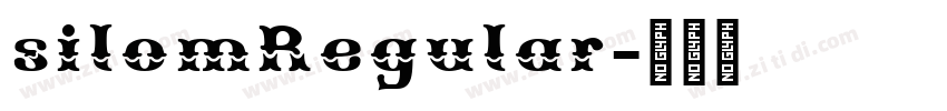 silomRegular字体转换