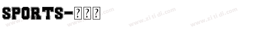 sports字体转换