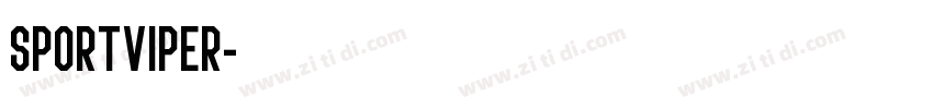 SPORTVIPER字体转换