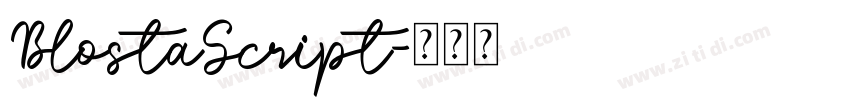 BlostaScript字体转换
