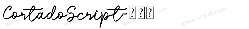 CortadoScript字体转换