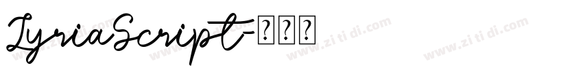 LyriaScript字体转换