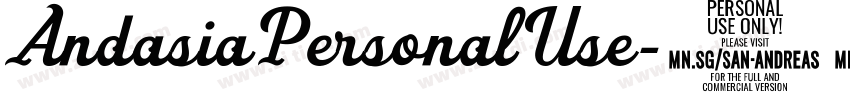 AndasiaPersonalUse字体转换